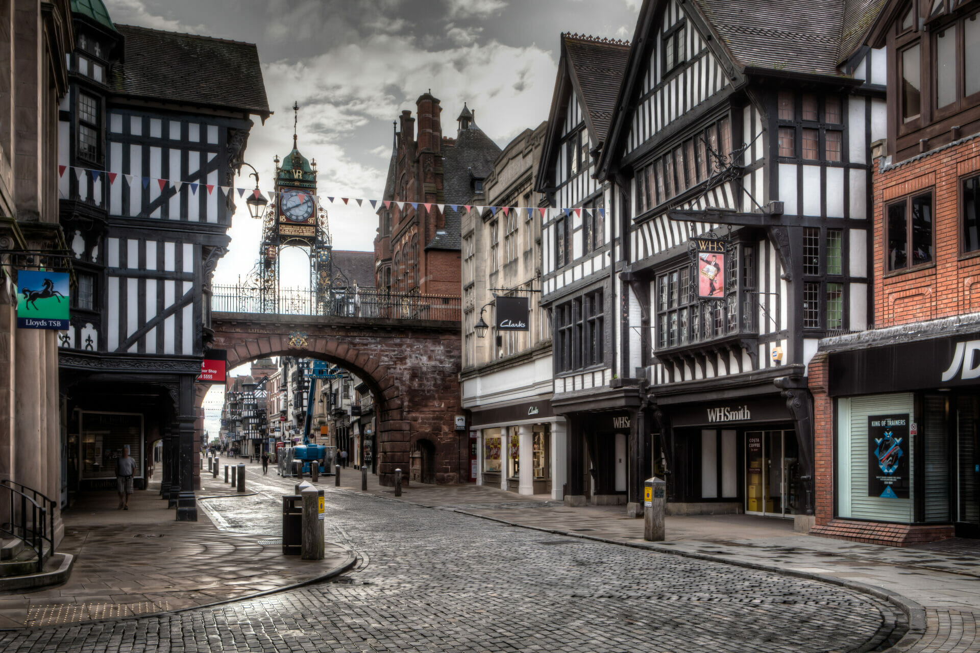 Colour Photo of Buildings in Historical Chester - all photos taken on a Welshot Photographic Academy Workshop